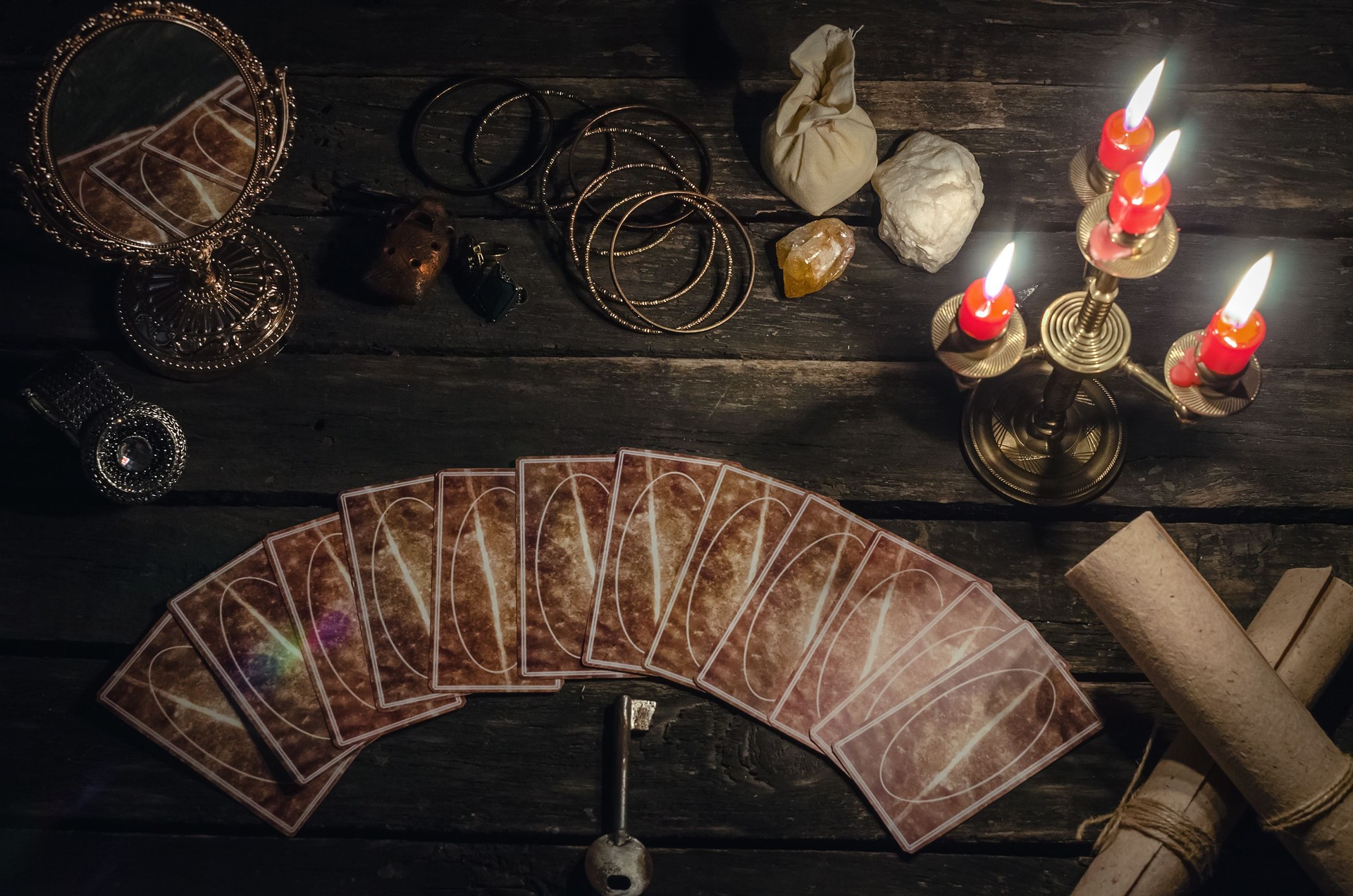 Tarot cards.